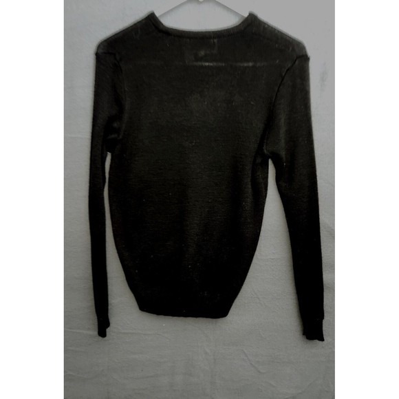 Vintage Cyn Les Womens Medium Black Shirlee Designs Embroidered Sweater Dogs‎ - Picture 5 of 9